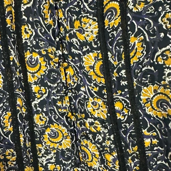 VERONICA BEARD Tarry Printed Lace-inset Blouse In White Multi Size 8 MSRP $495 - Picture 4 of 6